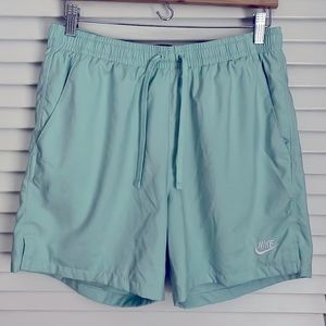 Men’s Nike Woven Lined Flow Shorts in Tiffany Blue